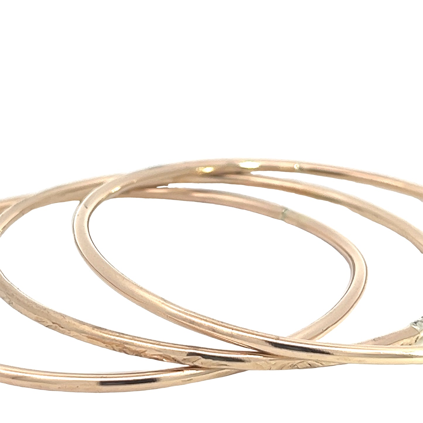 Elegant Rose Gold Bangles