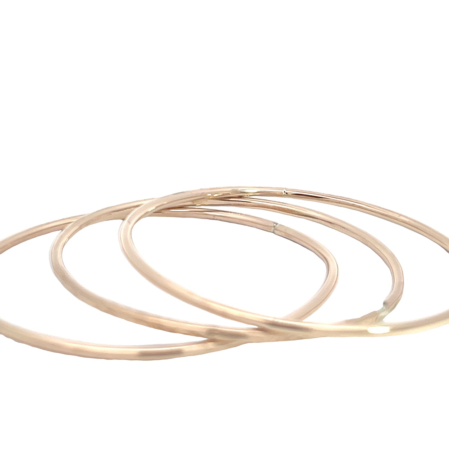 Elegant Rose Gold Bangles