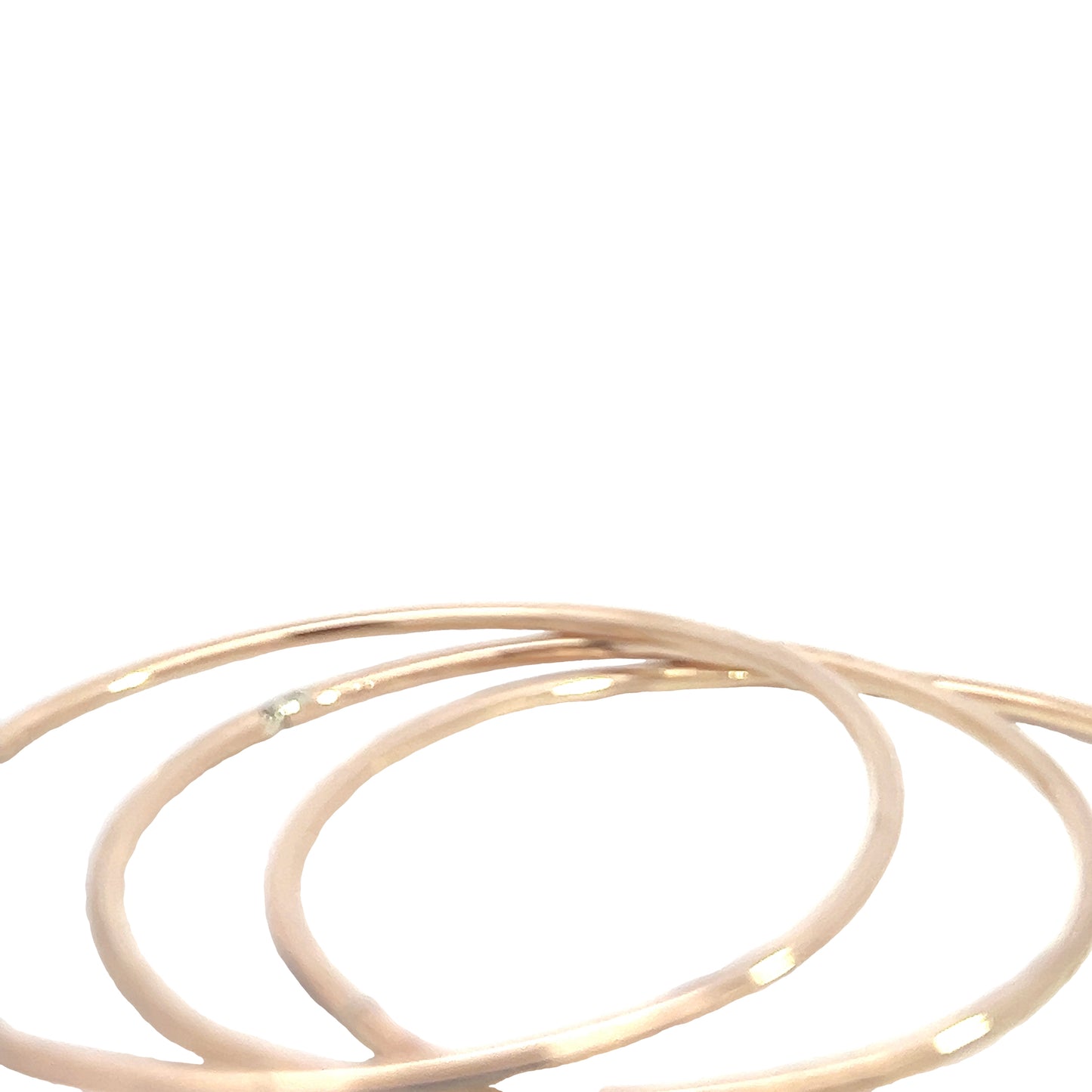Elegant Rose Gold Bangles