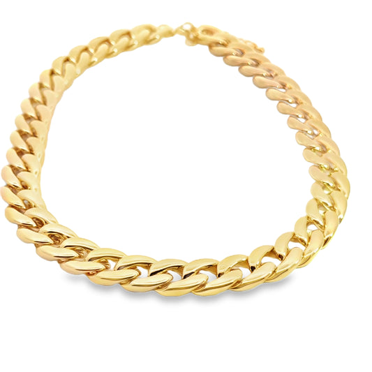 Luxurious Gold Cuban Link Chain Necklace