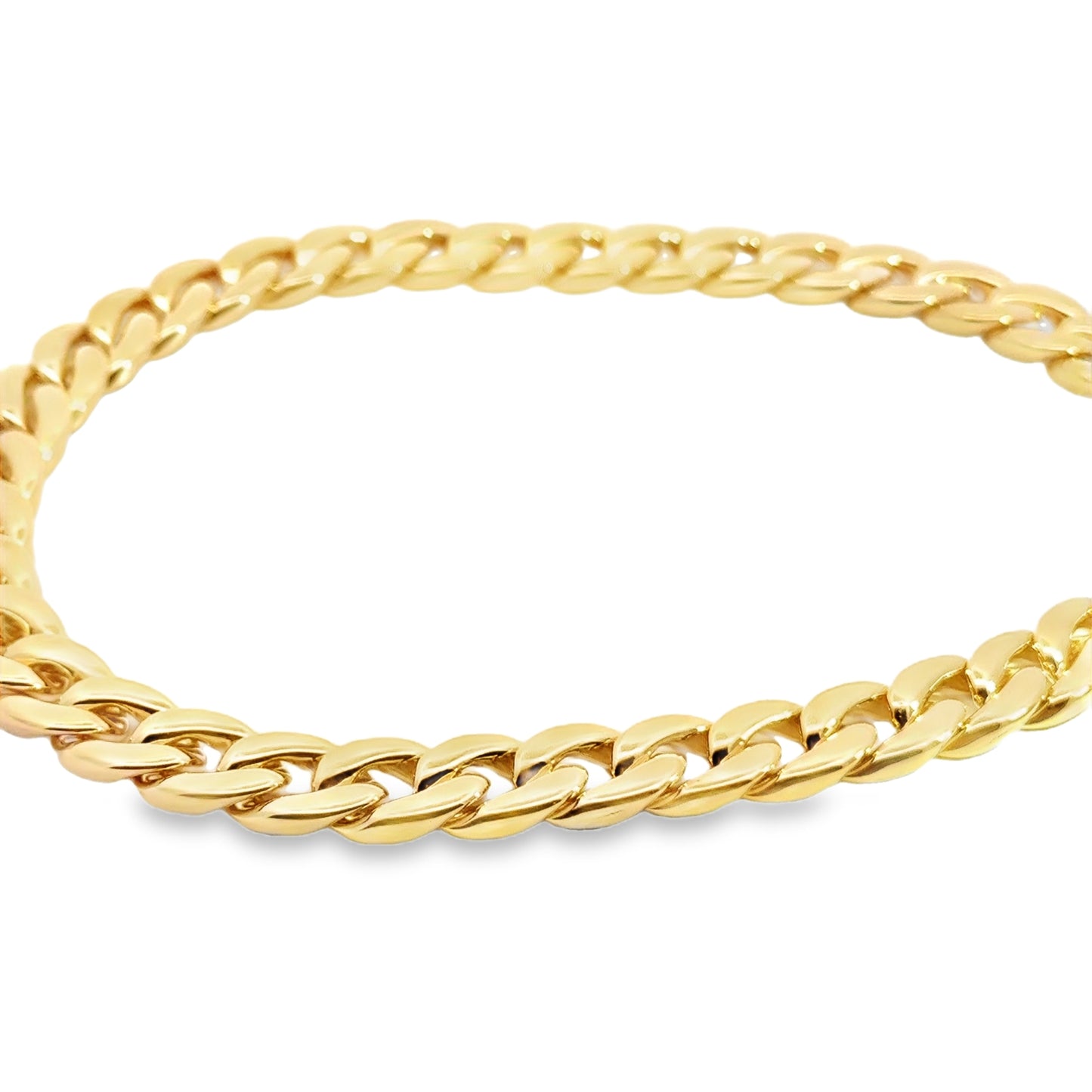 Luxurious Gold Cuban Link Chain Necklace