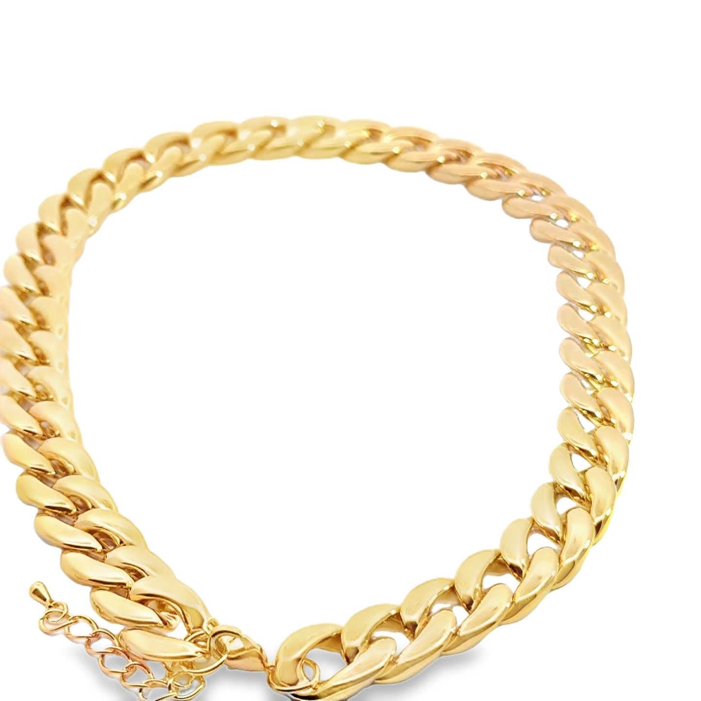 Luxurious Gold Cuban Link Chain Necklace