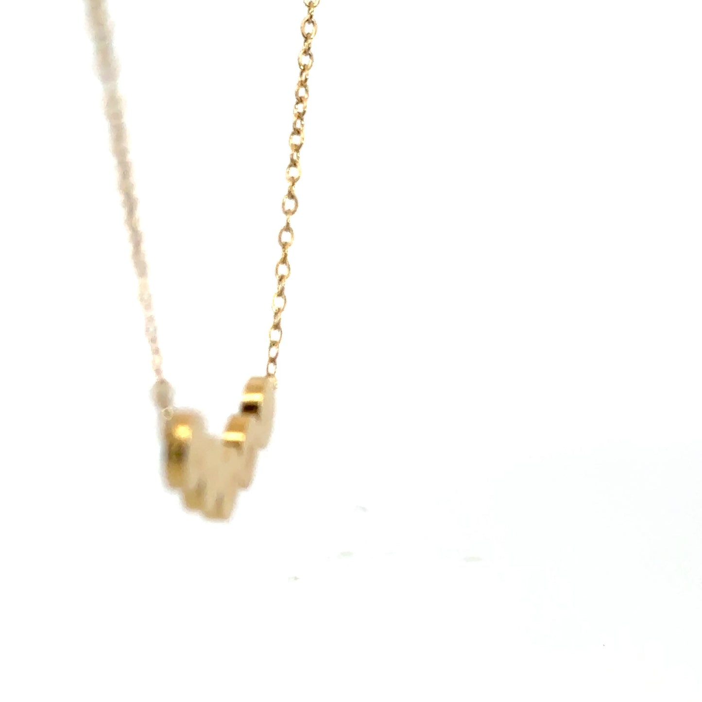 Vibrant Smiley Face Yellow Gold Chain Necklace