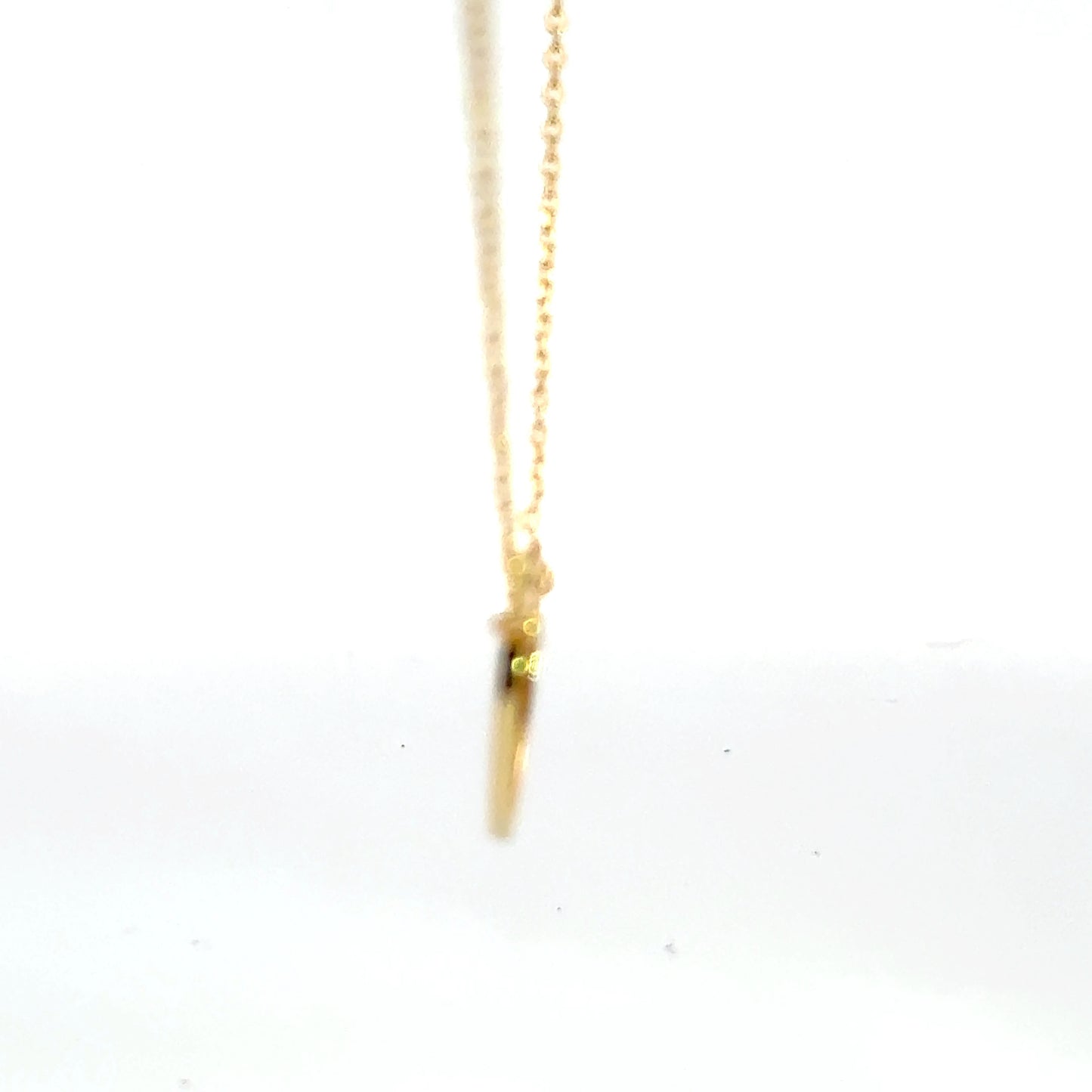 Minimalist Yellow Gold Heart Pendant Necklace