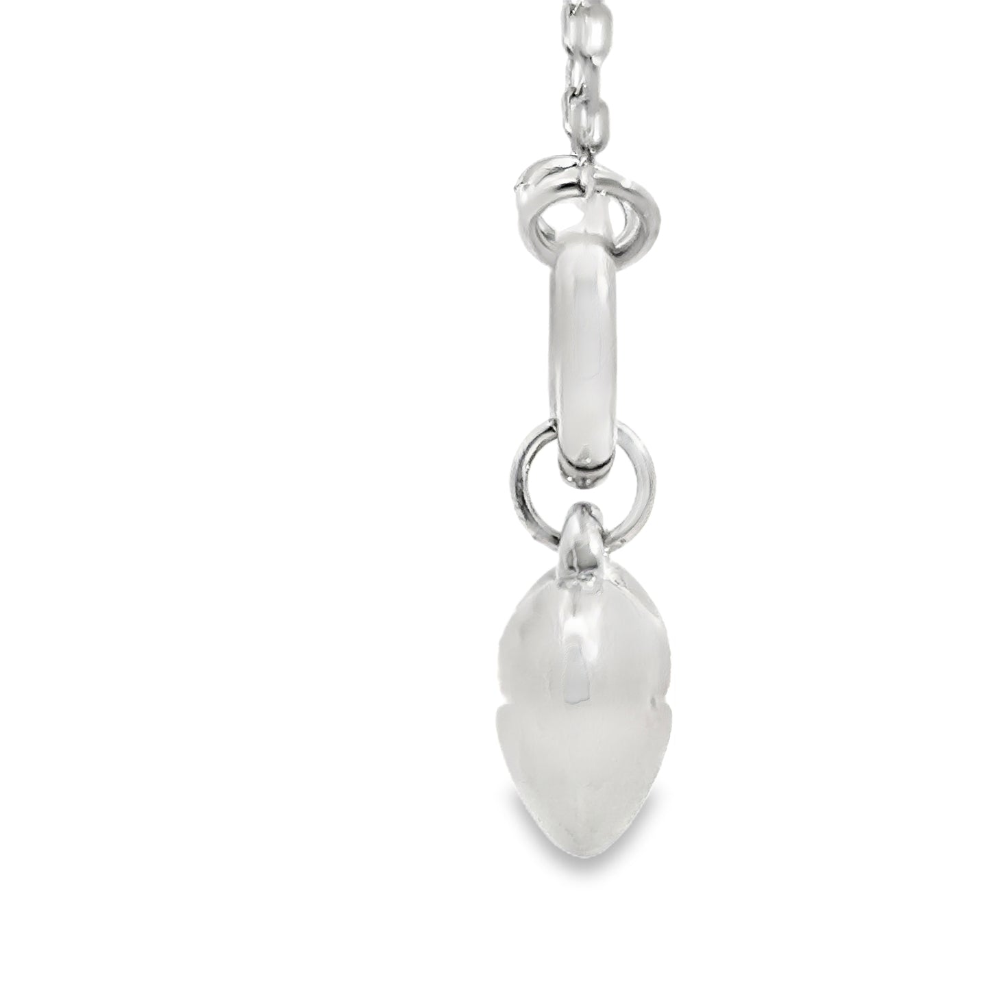 Silver Heart Charm Pendant Necklace