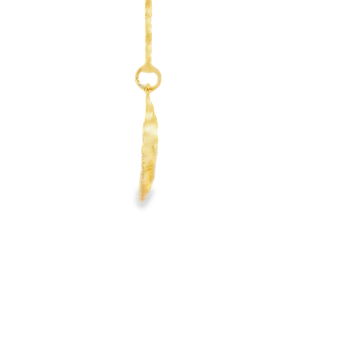 Elegant Yellow Gold Medallion Pendant