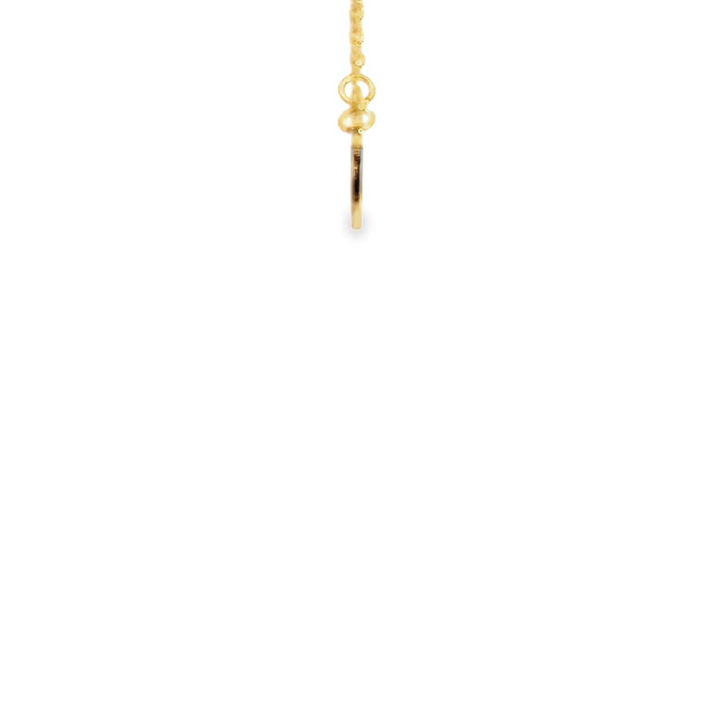 Elegant Yellow Gold Charm Necklace