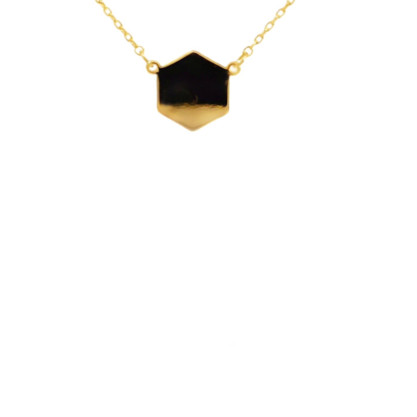 Elegant Yellow Gold Charm Necklace