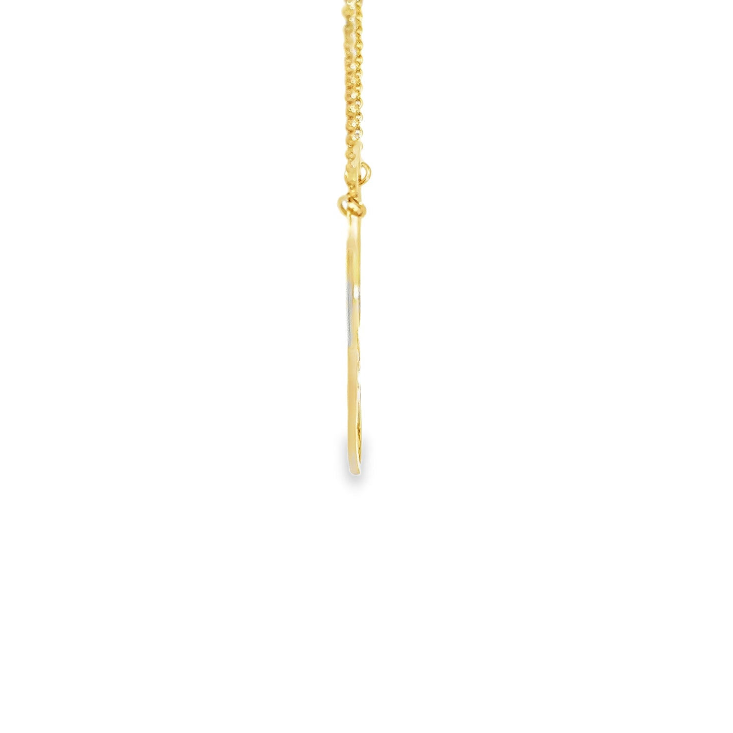 Gold 'Hope' Charm Necklace - Inspirational Elegance