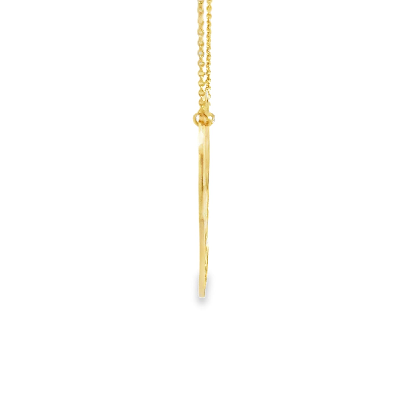Gold 'Hope' Charm Necklace - Inspirational Elegance