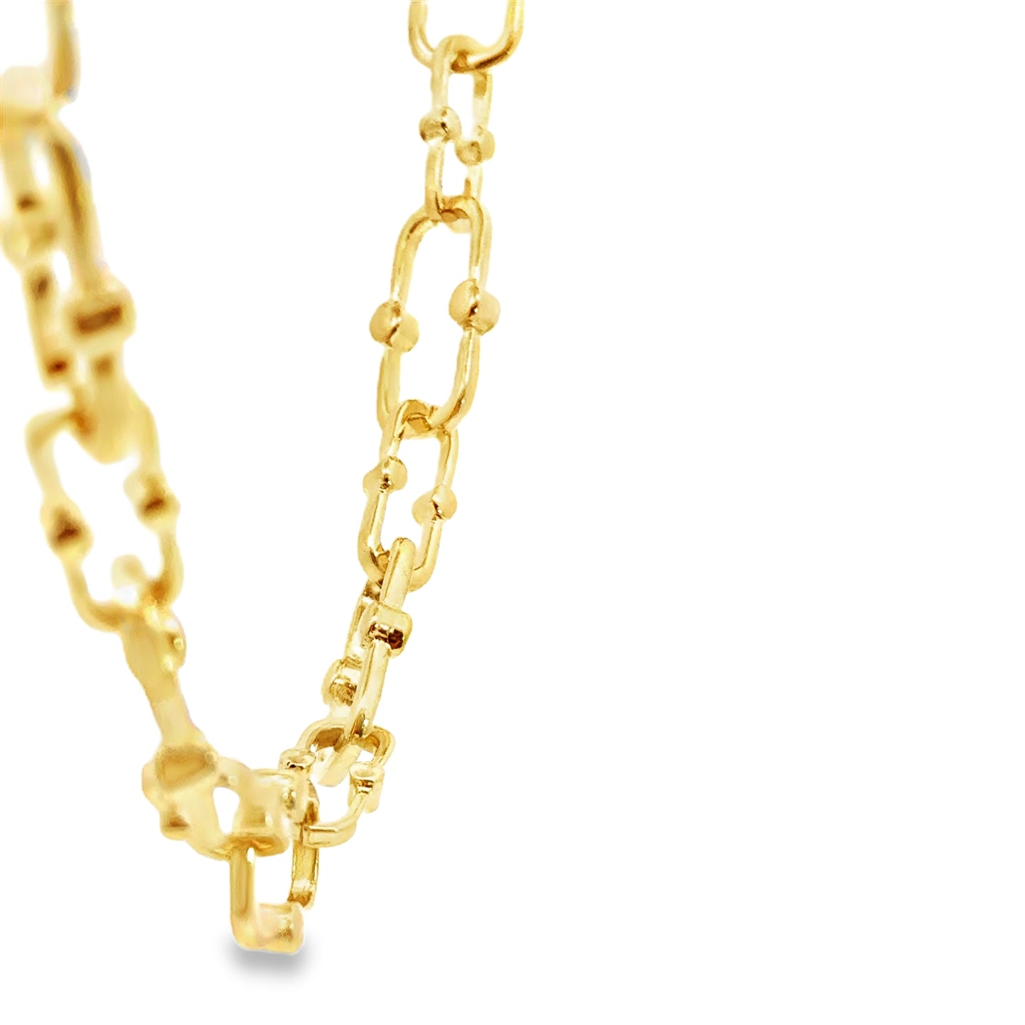 Elegant Gold Link Chain Necklace