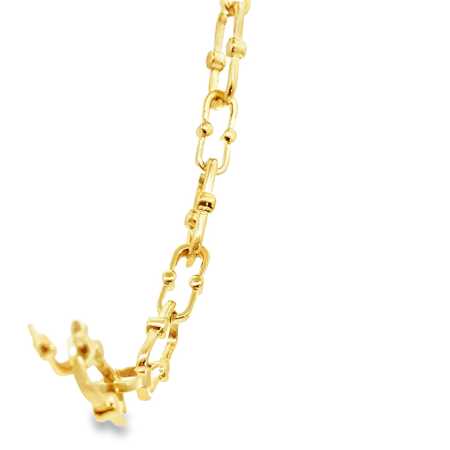 Elegant Gold Link Chain Necklace