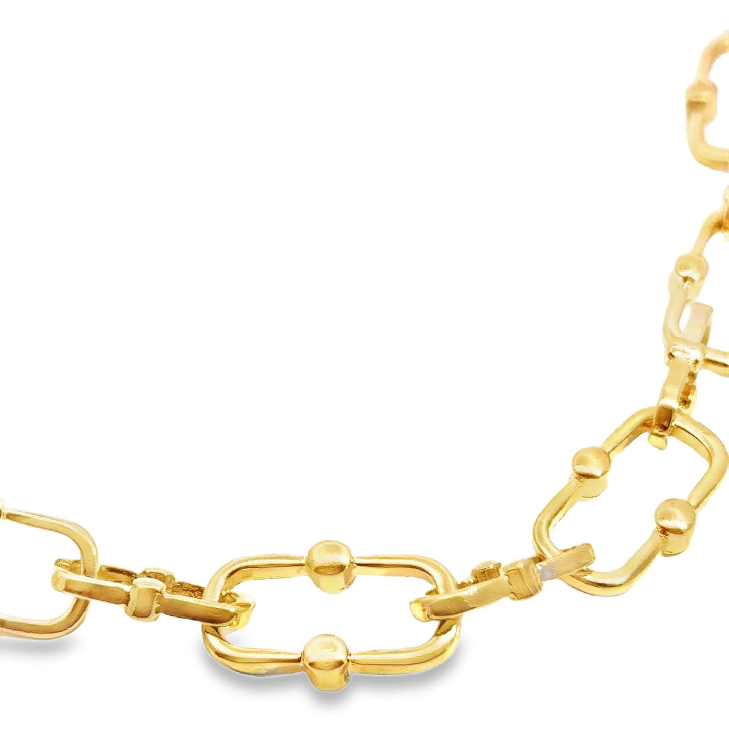 Elegant Gold Link Chain Necklace