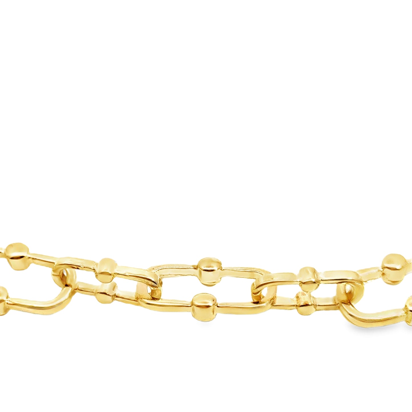 Elegant Gold Link Chain Necklace