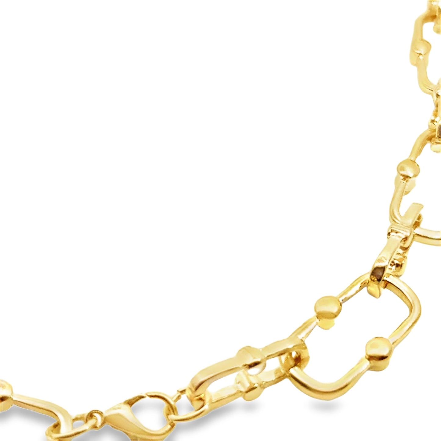 Elegant Gold Link Chain Necklace
