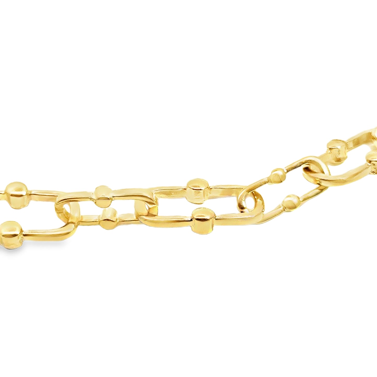 Elegant Gold Link Chain Necklace