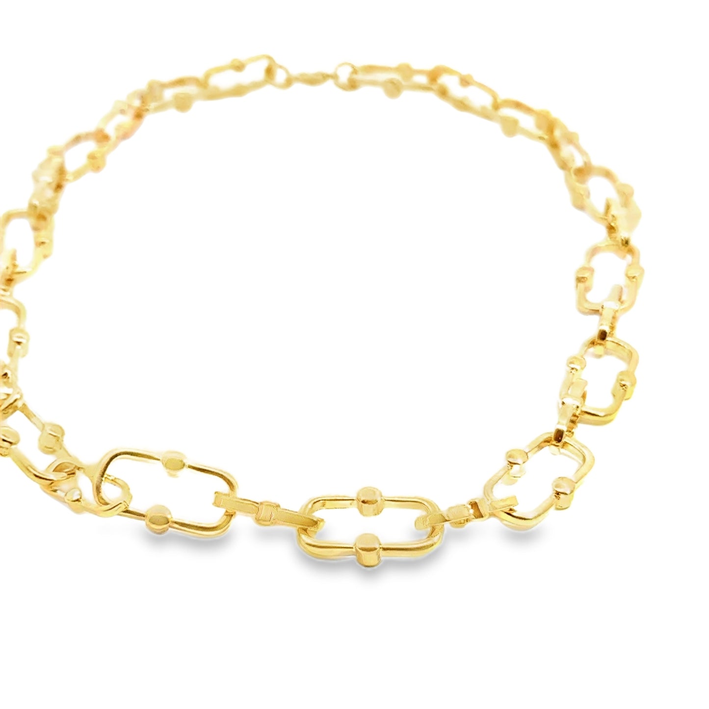 Elegant Gold Link Chain Necklace
