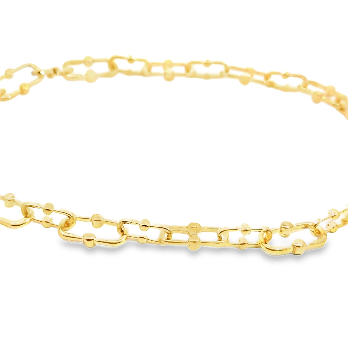 Elegant Gold Link Chain Necklace