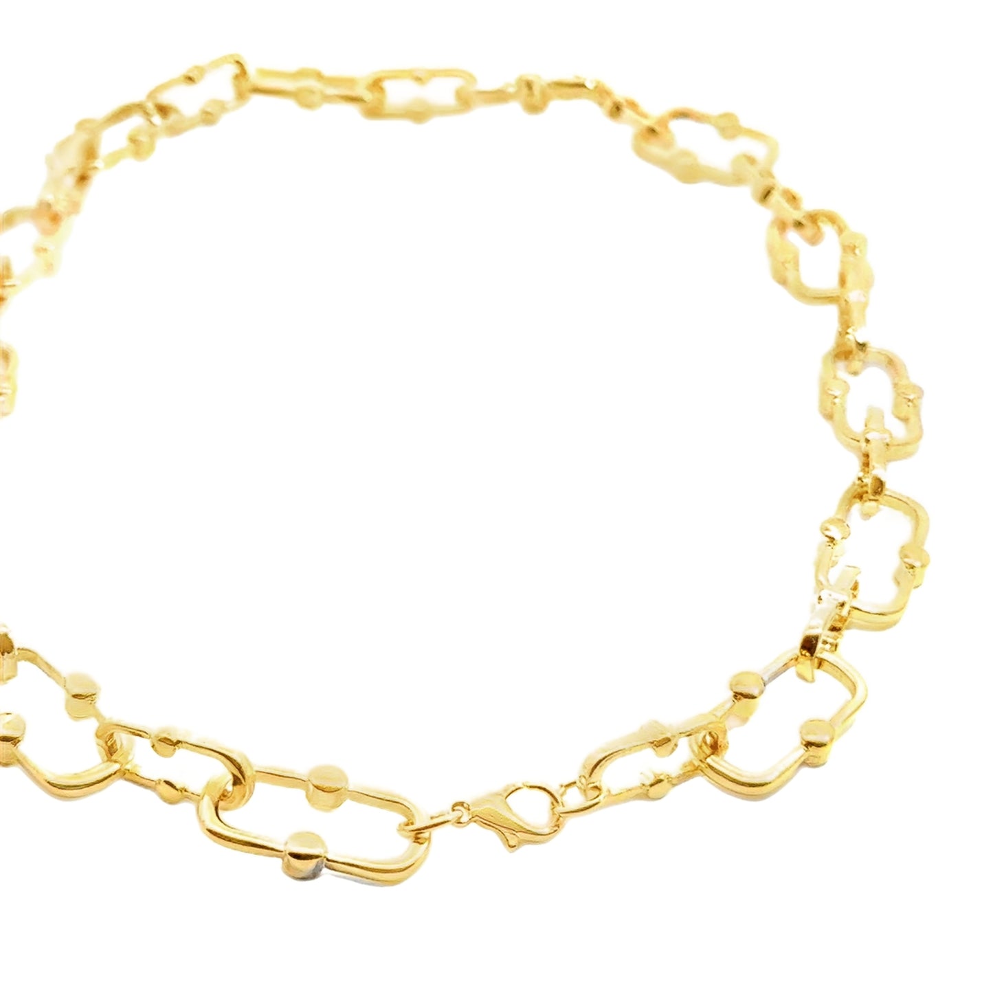 Elegant Gold Link Chain Necklace