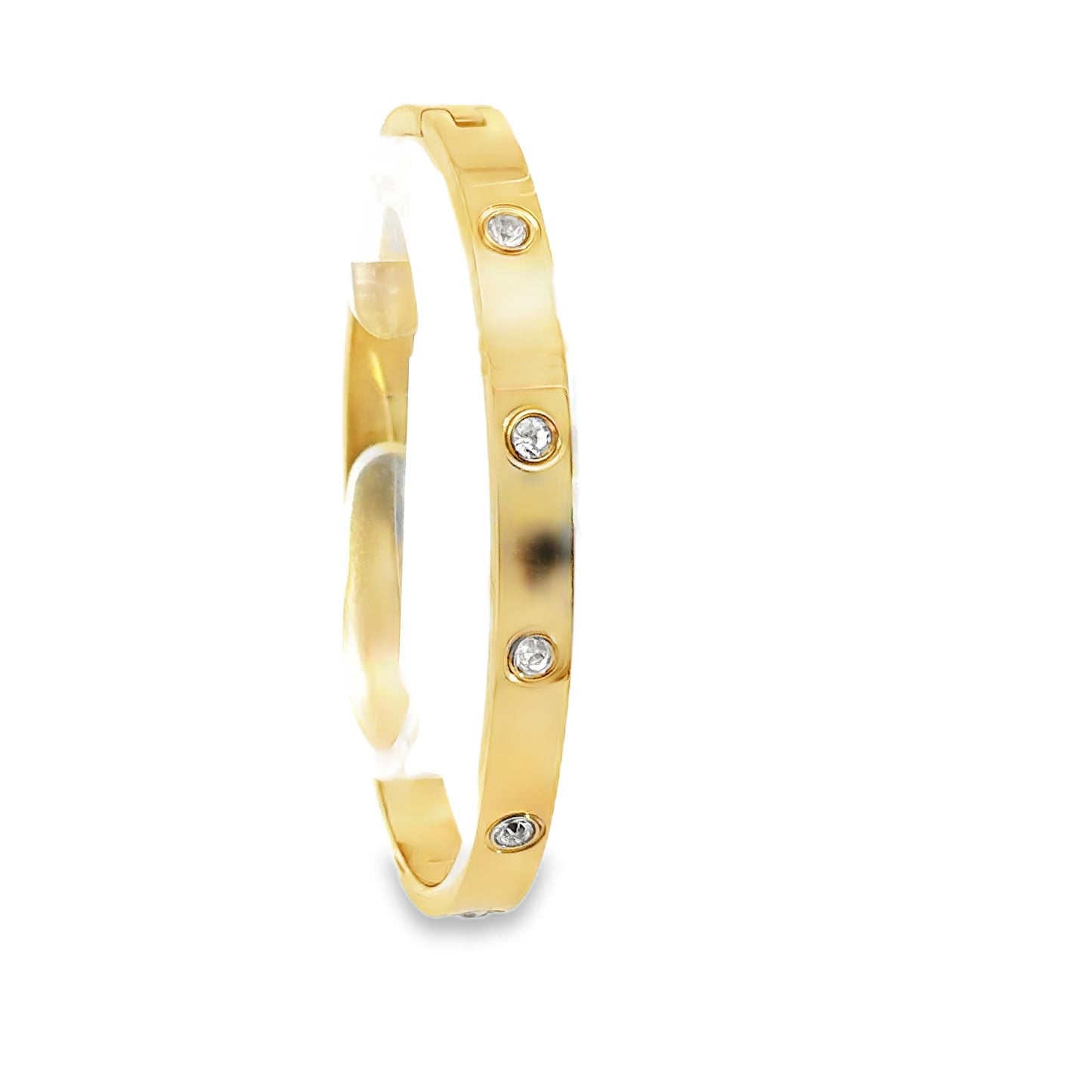 Elegant Gold Stone Accent Bracelet. LOVE