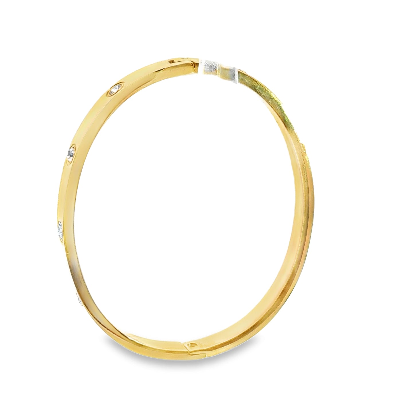 Elegant Gold Stone Accent Bracelet. LOVE
