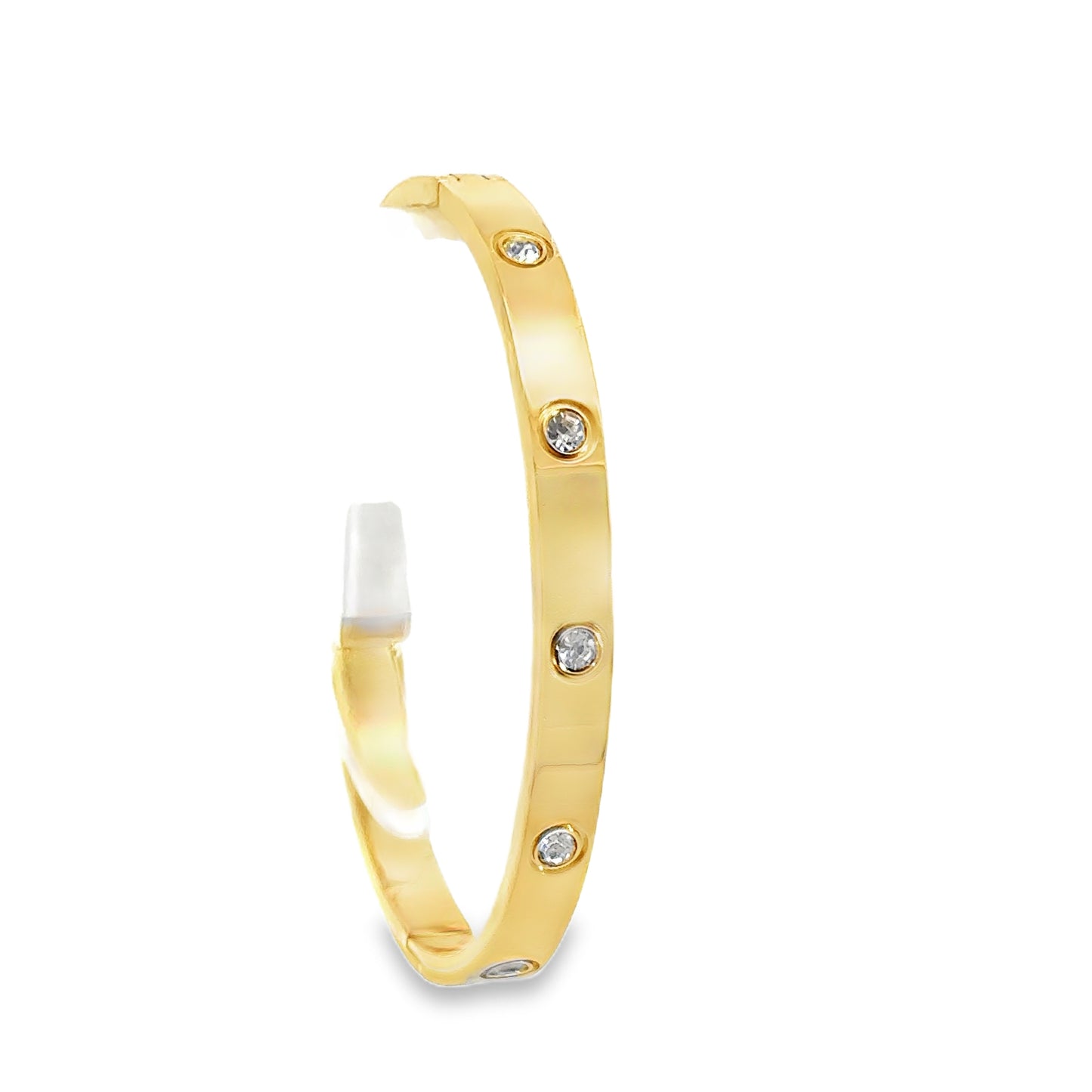 Elegant Gold Stone Accent Bracelet. LOVE