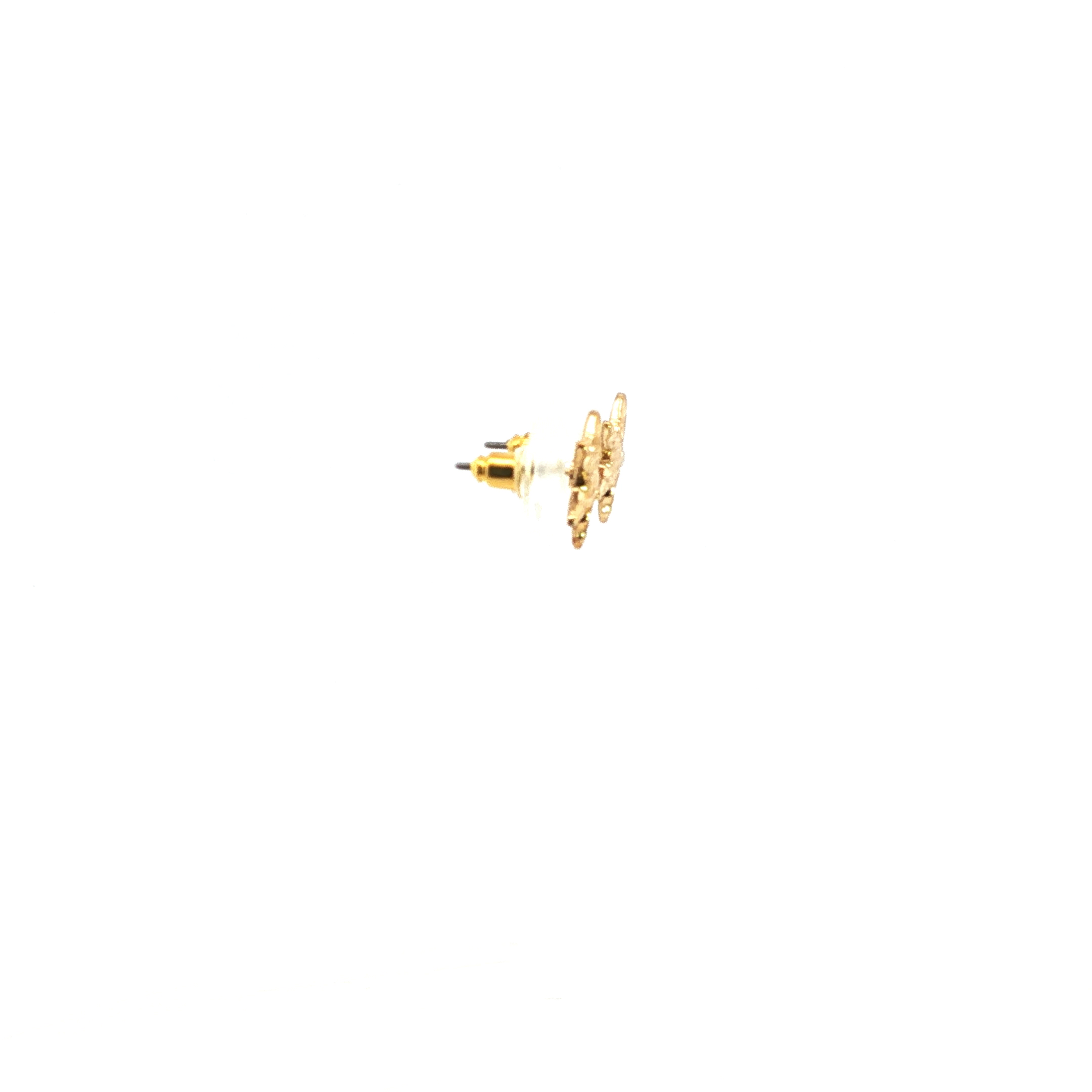Yellow Gold Starfish Stud Earrings