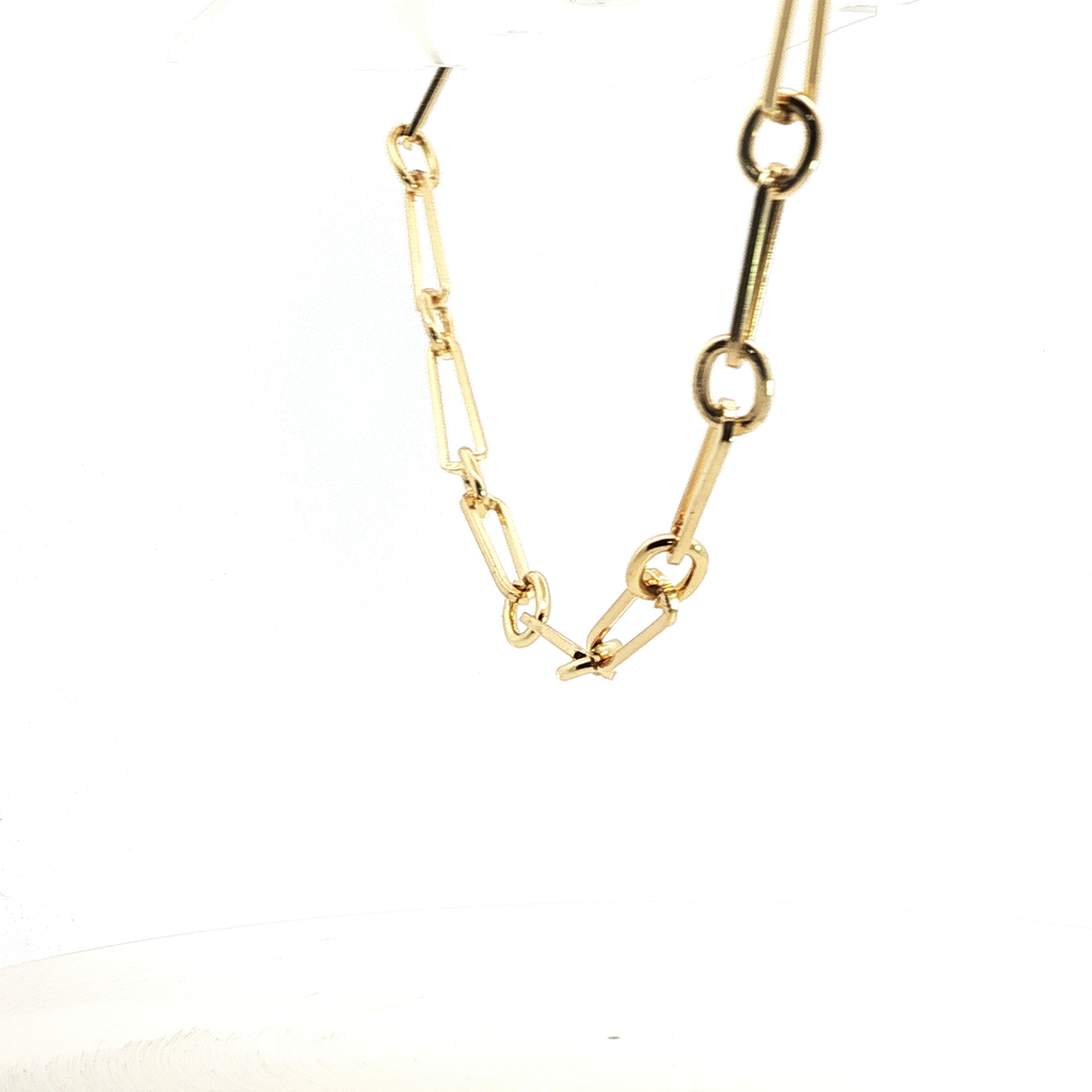 Classic Yellow Gold Link Chain Necklace