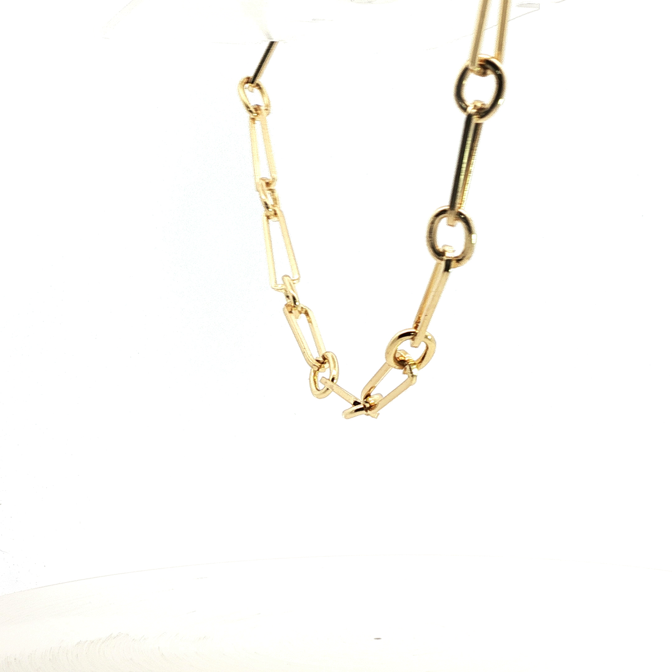 Classic Yellow Gold Link Chain Necklace