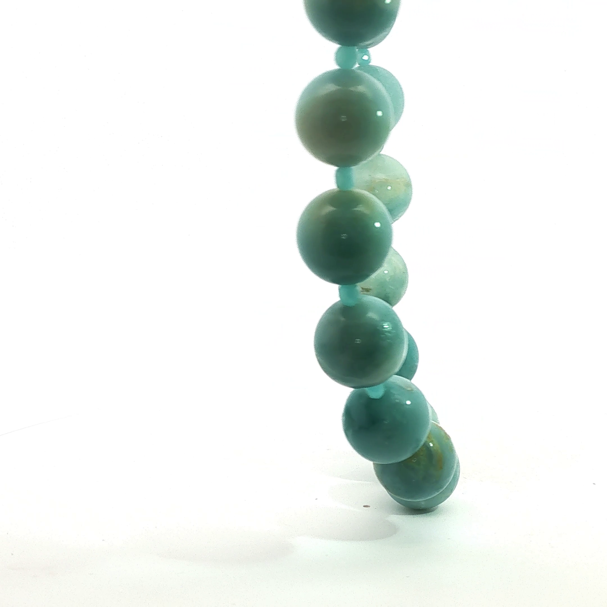 18" Amazonite Necklace with Australian Crystal Accents