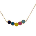 Vibrant Smiley Face Yellow Gold Chain Necklace