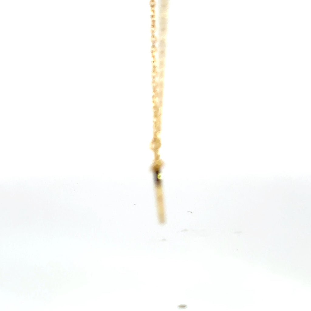 Minimalist Yellow Gold Heart Pendant Necklace