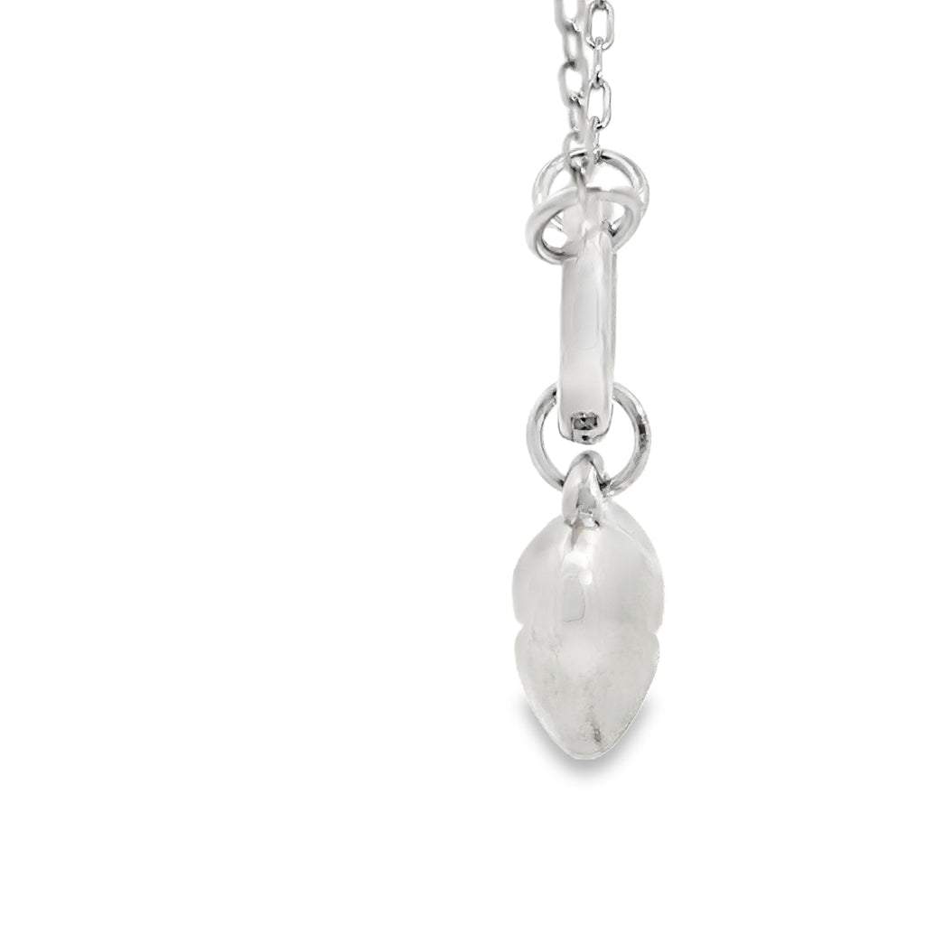 Silver Heart Charm Pendant Necklace