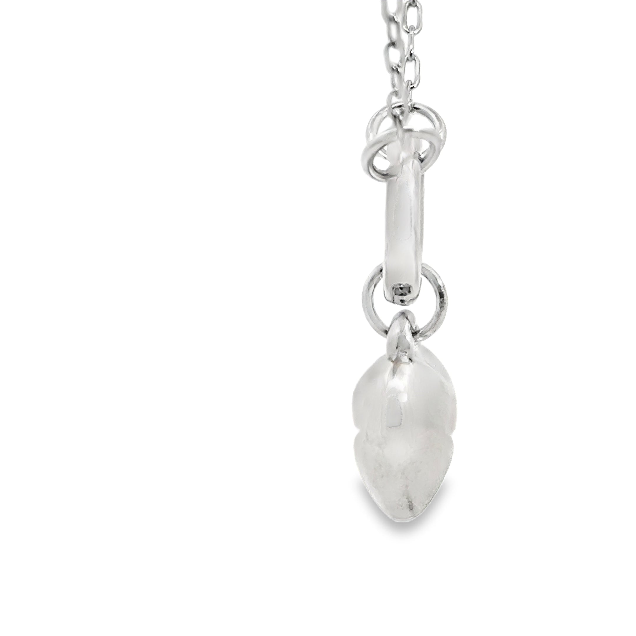 Silver Heart Charm Pendant Necklace