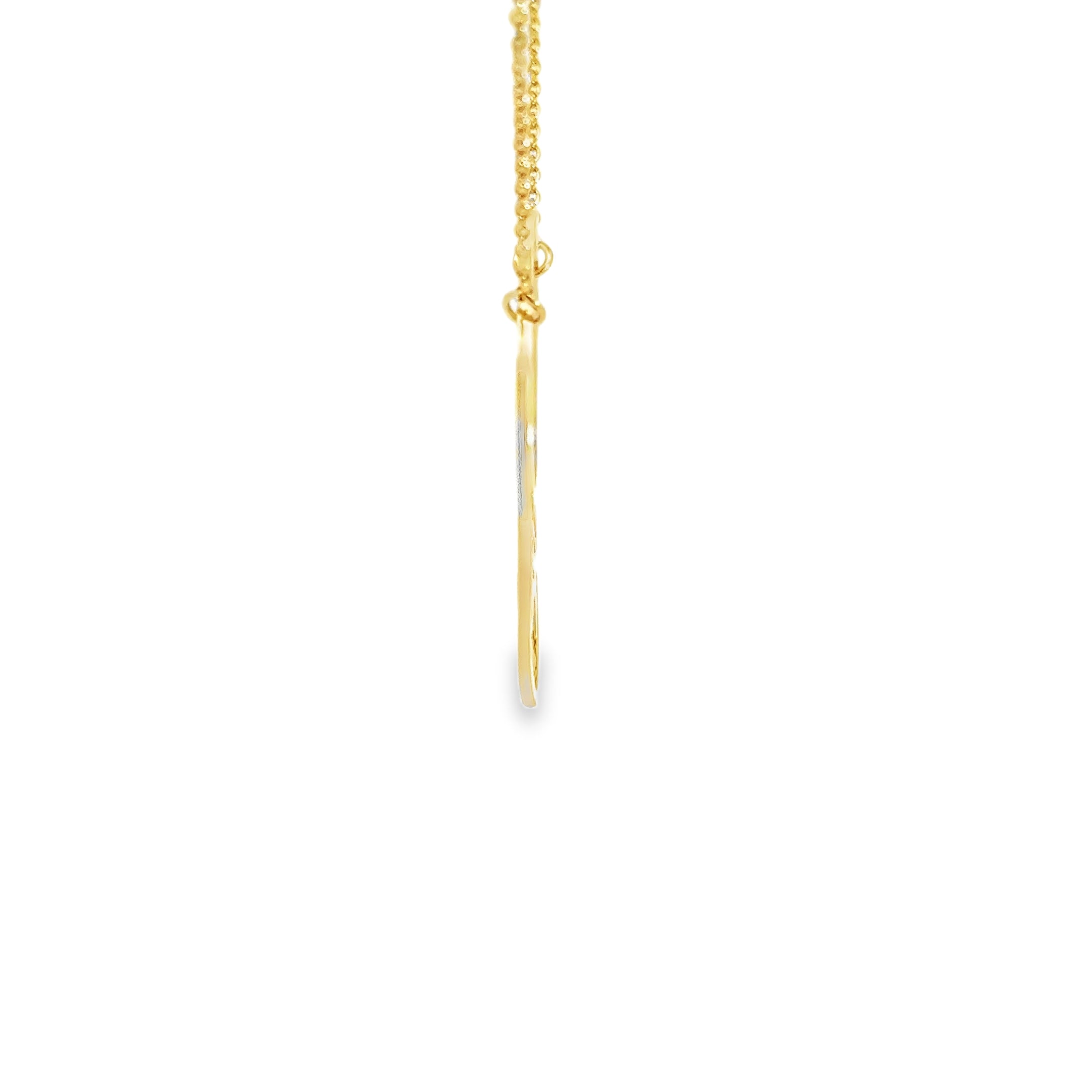 Gold 'Hope' Charm Necklace - Inspirational Elegance