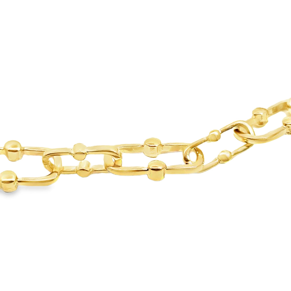 Elegant Gold Link Chain Necklace