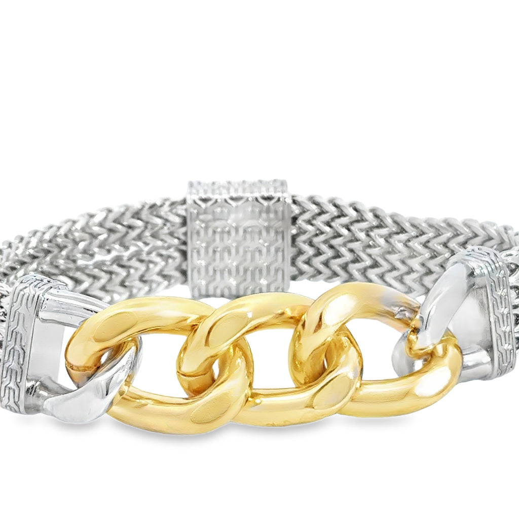 Elegant Gold Chain Link Bracelet