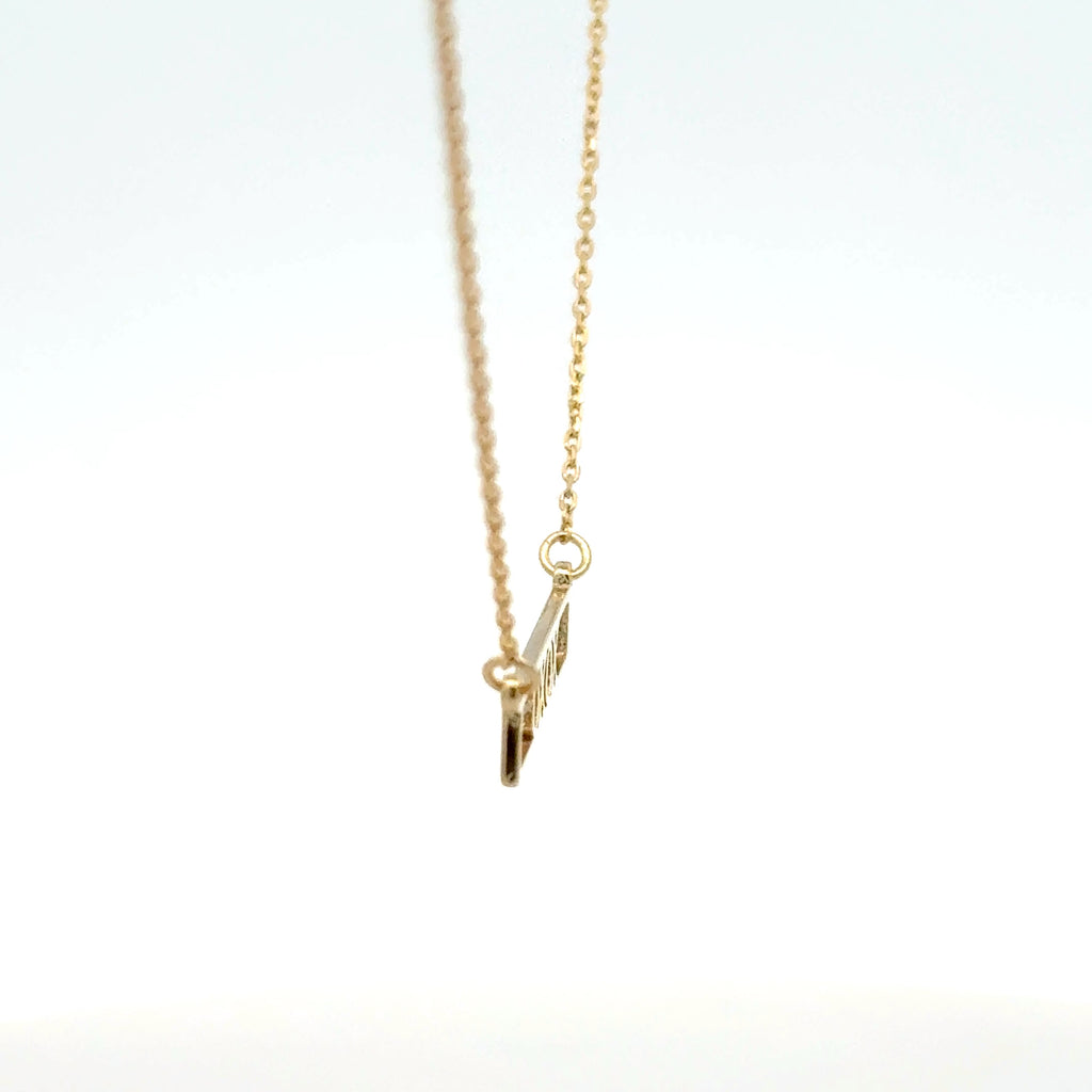 Elegant Gold 'XOXO' Charm Necklace
