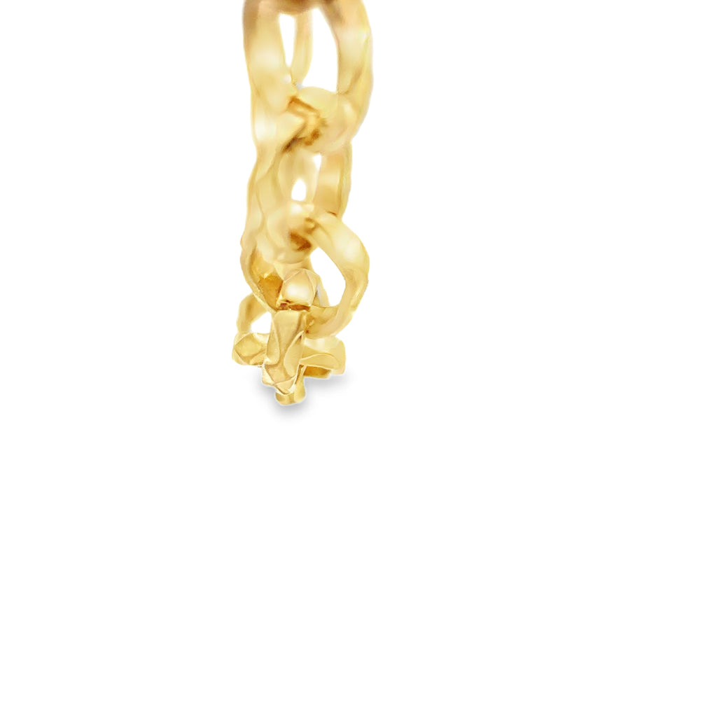Chic Yellow Gold Link Chain Necklace