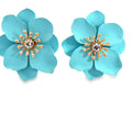 Brilliant Round Cut Diamond Yellow Gold Stud Earrings