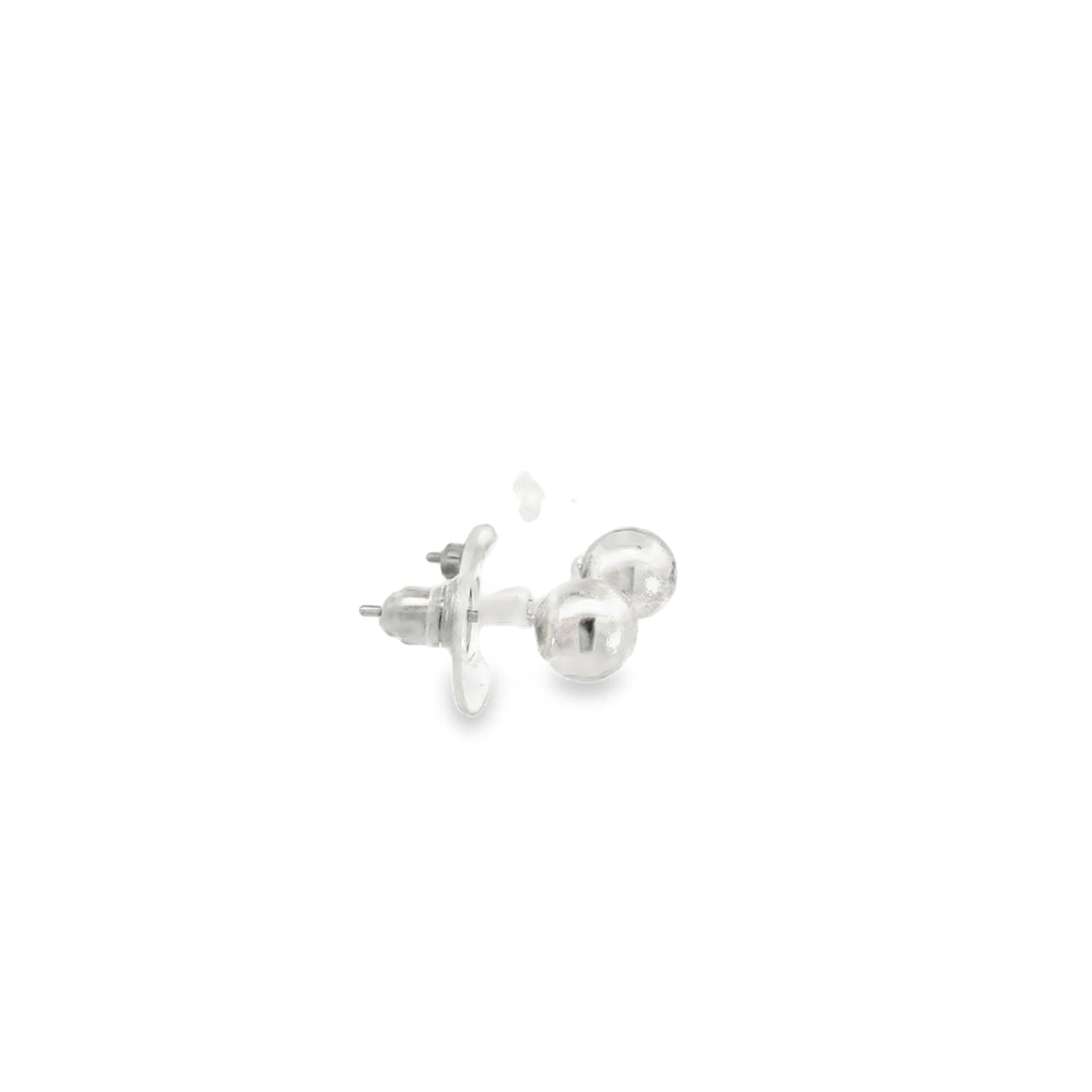 Sterling Silver Classic Ball Stud Earrings