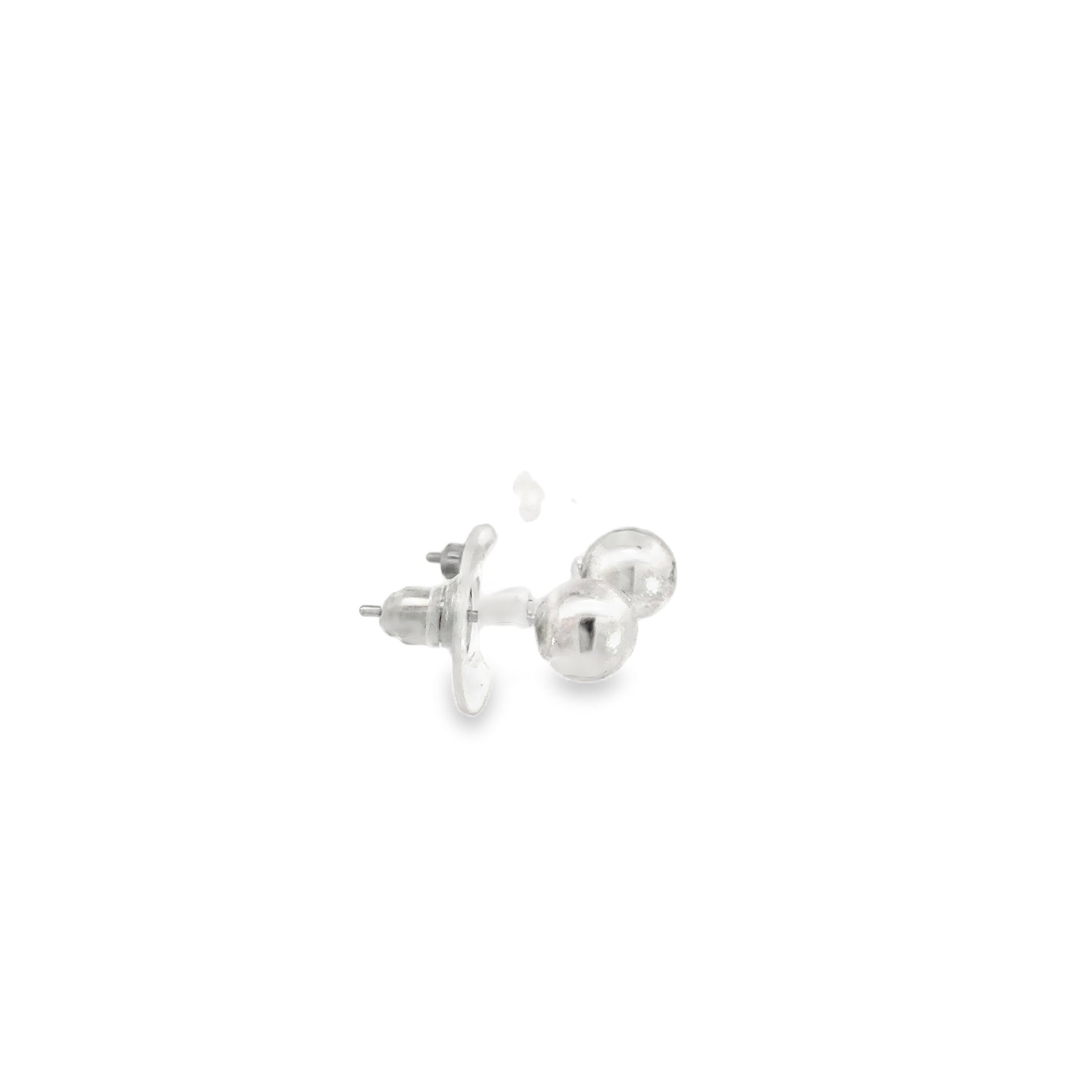 Sterling Silver Classic Ball Stud Earrings