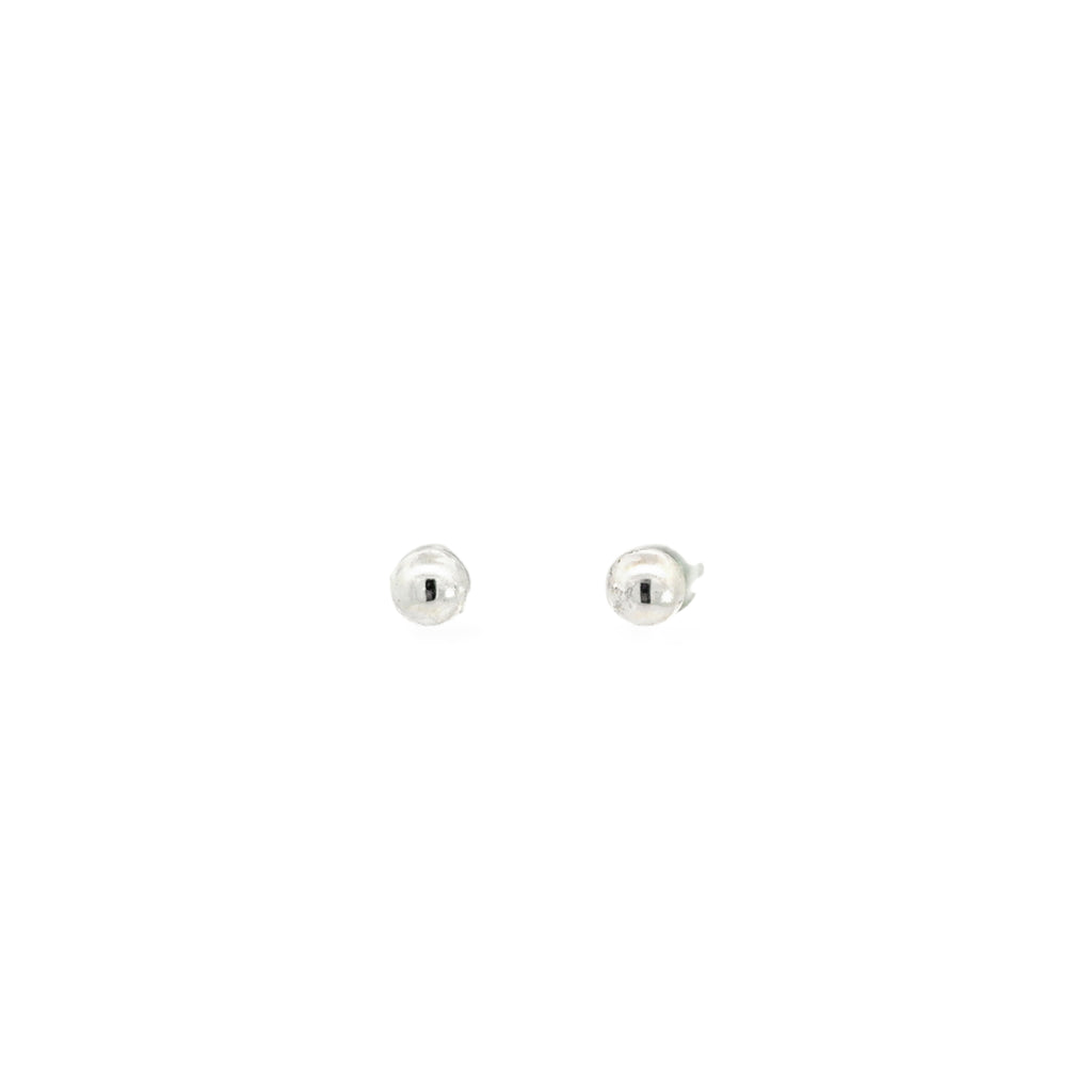 Sterling Silver Classic Ball Stud Earrings
