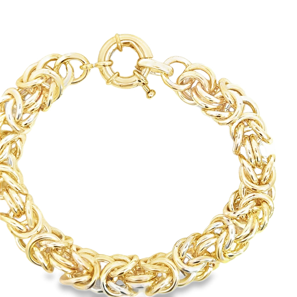 Statement Yellow Gold Chain Bracelet
