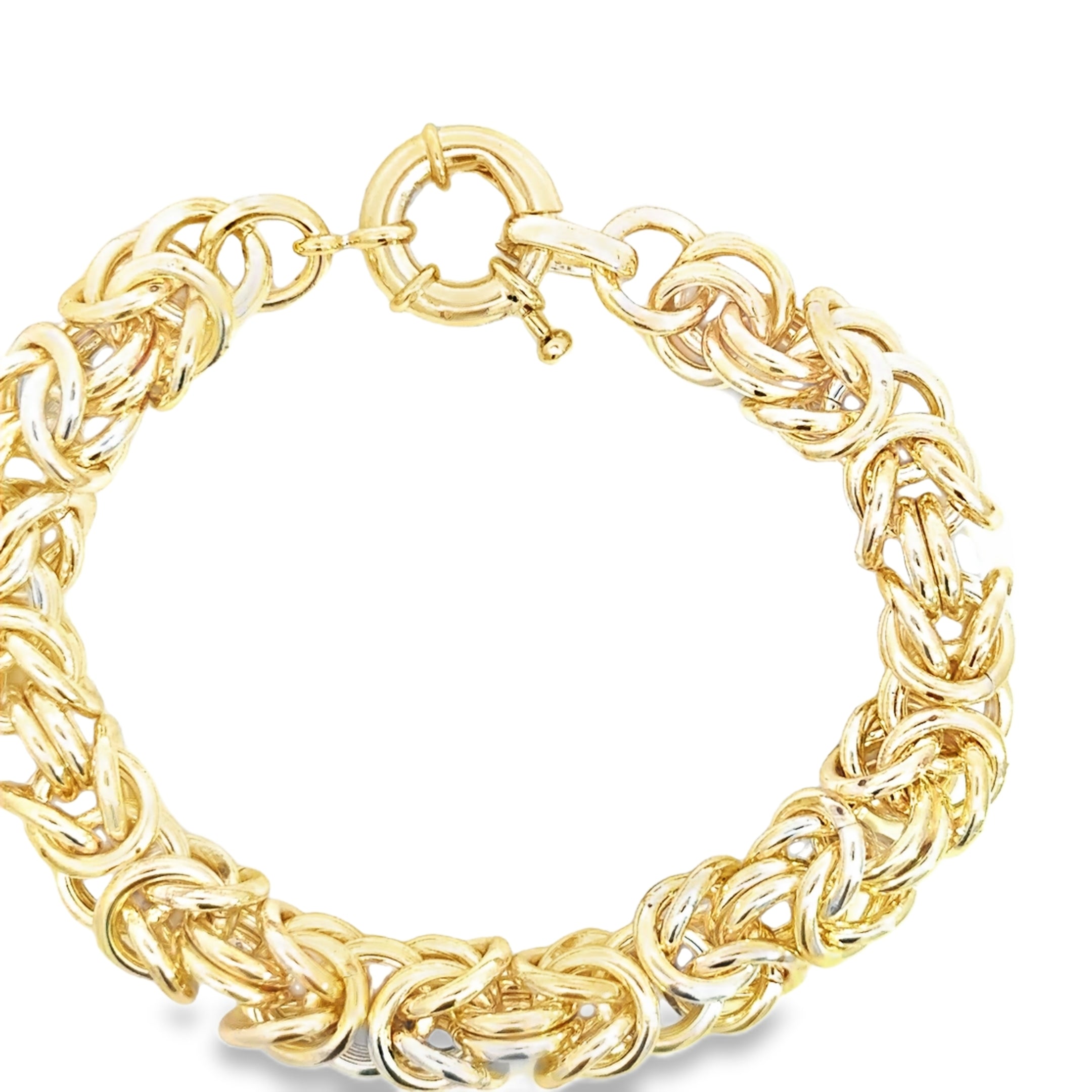Statement Yellow Gold Chain Bracelet
