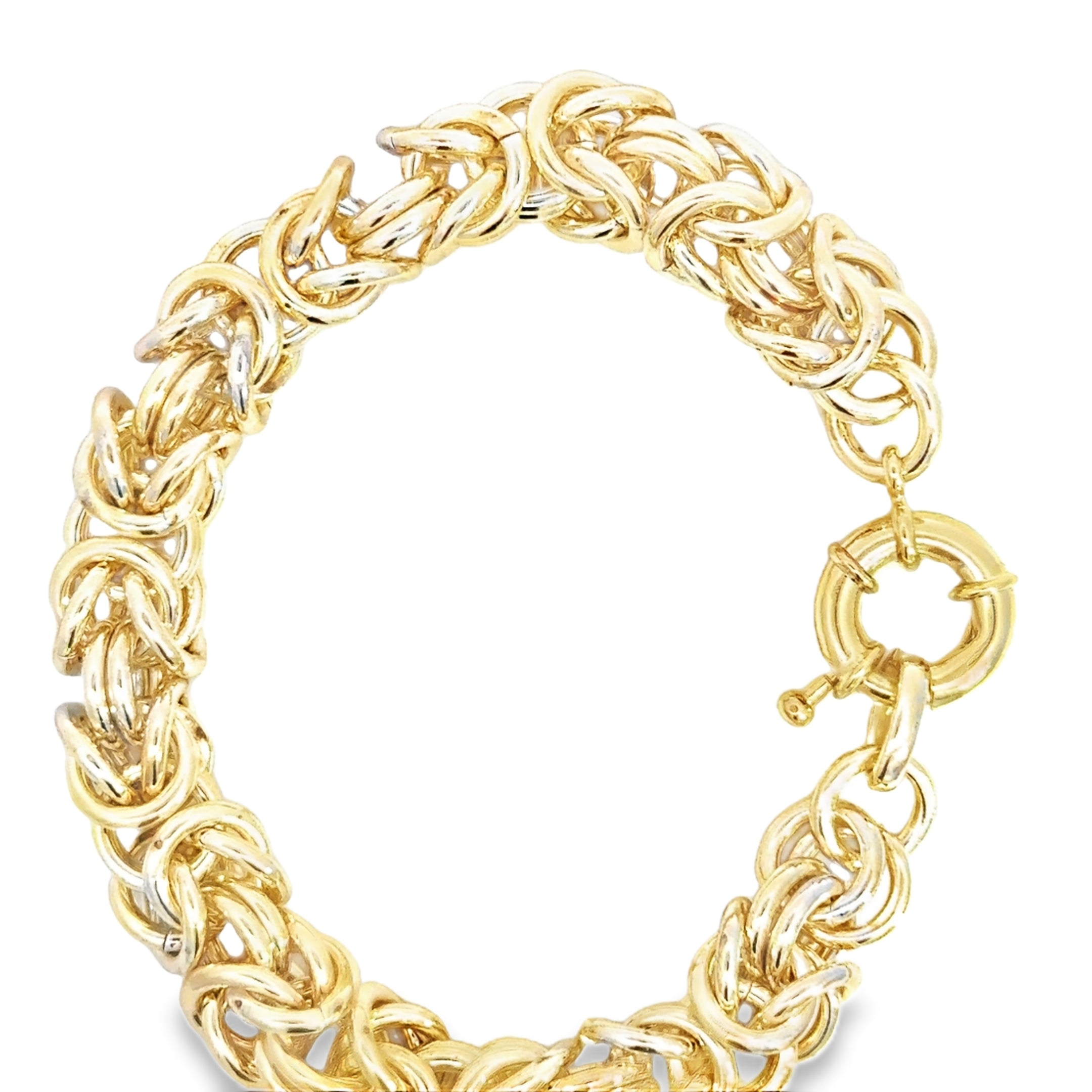 Statement Yellow Gold Chain Bracelet