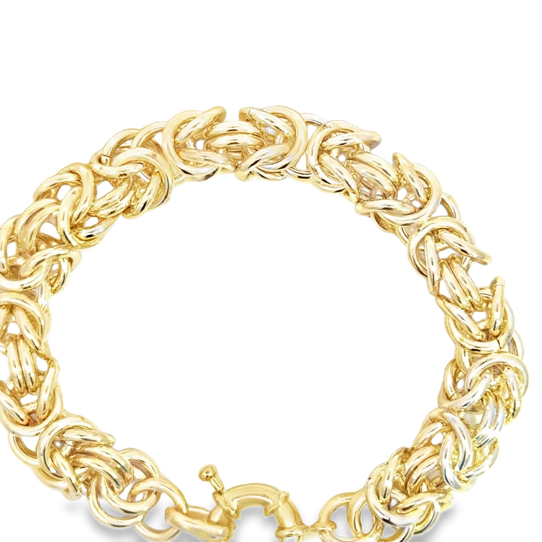 Statement Yellow Gold Chain Bracelet