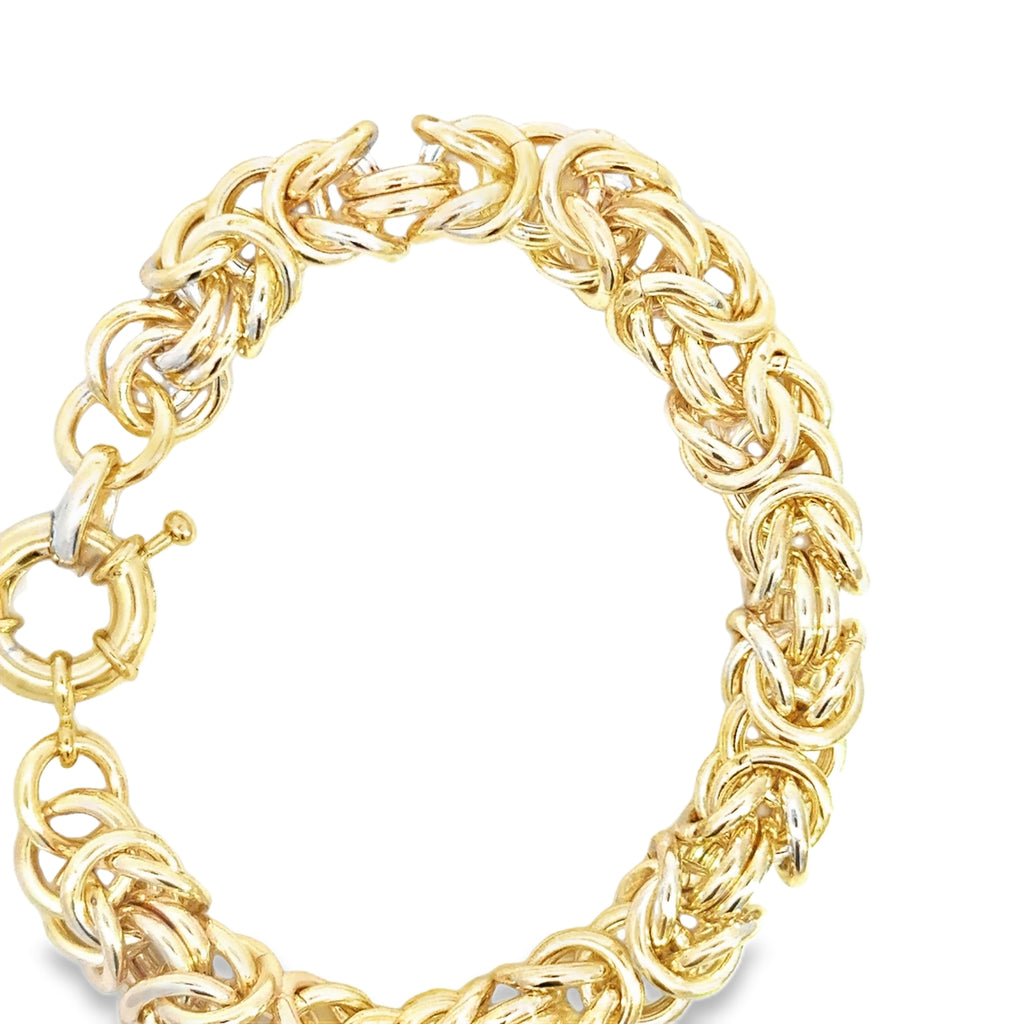 Statement Yellow Gold Chain Bracelet