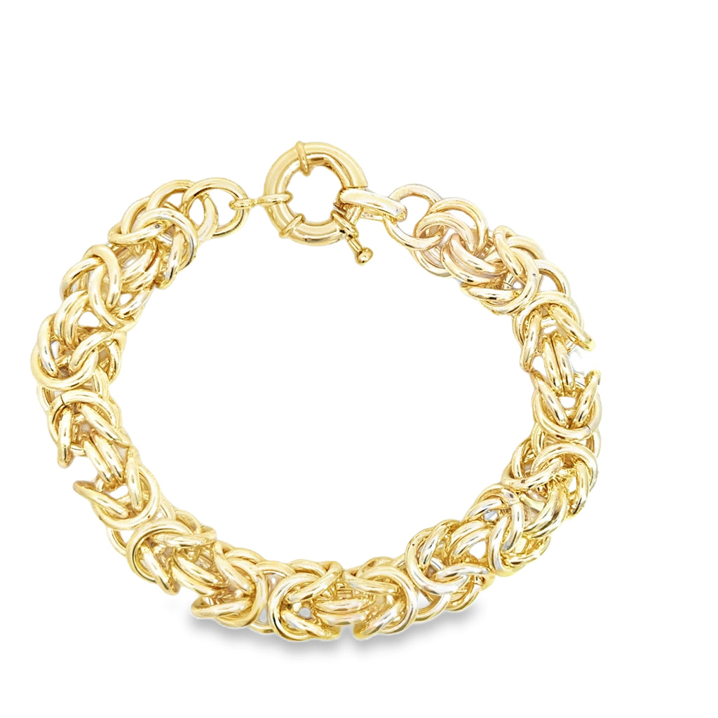 Statement Yellow Gold Chain Bracelet