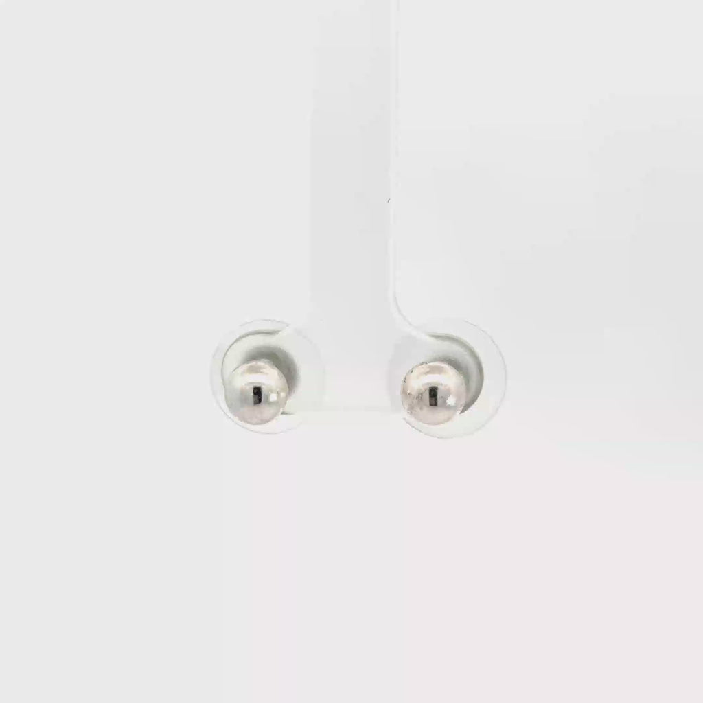 Sterling Silver Classic Ball Stud Earrings